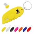 Mini Retractable Knife Box Cutter Letter Opener Keychain | https://www.bestnamebadges.com