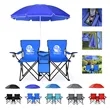 Two Folding Beach Chairs With Umbrella | https://www.bestnamebadges.com