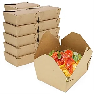 30 Oz Kraft Paper Take Out Food Box