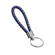 Braided Leather Rope keychain | https://www.bestnamebadges.com