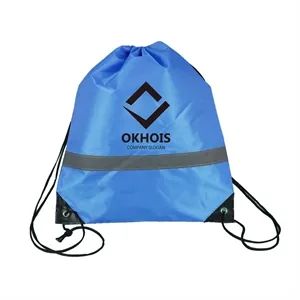 Reflective Strips Cinch Backpack