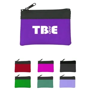 PVC Zippered Coin Purse