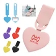 PVC Leather Fashion Heart Luggage Tag | https://www.bestnamebadges.com