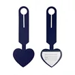 PVC Leather Fashion Heart Luggage Tag | https://www.bestnamebadges.com