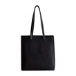 Canvas Tote Bag With Leather Handles | https://www.bestnamebadges.com