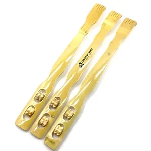 Bamboo Back Scratcher And Massage Roller