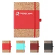 Cork Journals Notebook With Pen Loop | https://www.bestnamebadges.com