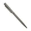 Slim Twisted Activated Metal Pen | https://www.bestnamebadges.com