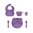 Silicone Baby Feeding Set | https://www.bestnamebadges.com
