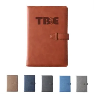 A5 Office Leather Buckle Notebook
