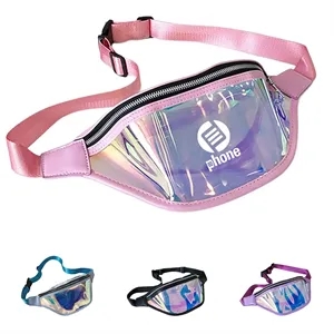 Clear Waterproof  TPU Fanny Pack with Adjustable Belt