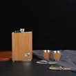 Portable Stainless Steel Flask Knife And Fork Gift Box | https://www.bestnamebadges.com