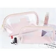 Premium Portable Clear Waterproof Cosmetic Toiletry Bag | https://www.bestnamebadges.com