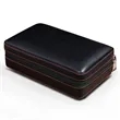 4 Finger Portable Travel Leather Cigar Case | https://www.bestnamebadges.com