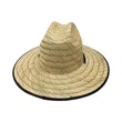 Straw Hat w/ Custom Patch | https://www.bestnamebadges.com