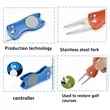 Foldable Golf Divot Repair Tool with Ball Marker In Stock | https://www.bestnamebadges.com