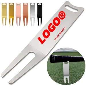 Green Fork Creative Metal Golf Ball Divot In Stock