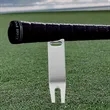 Green Fork Creative Metal Golf Ball Divot In Stock | https://www.bestnamebadges.com