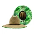 Lifeguard Straw Hat + Full Color Underbrim Imprint and Patch | https://www.bestnamebadges.com