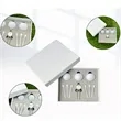 Personalized Gift Set with Golf Tee Putting Green Fork | https://www.bestnamebadges.com