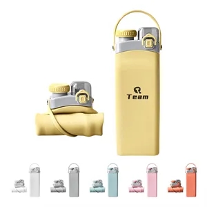 Leakproof Foldable Silicone Sports Bottle