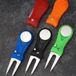 Folding Golf Divot Tool with Magnetic Ball Marker In Stock | https://www.bestnamebadges.com
