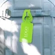 Rectangular Silicone Luggage Tag | https://www.bestnamebadges.com
