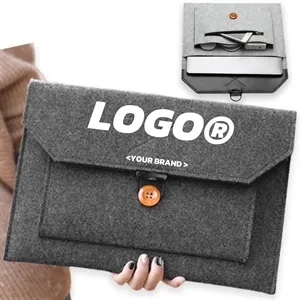 11 to 15" Felt Multi-Purpose Laptop Sleeve In Stock
