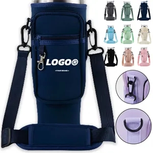 In Stock Adjustable Strap Insulated Bottle Carrier Bag