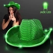 Sequin Cowboy Hat with Black Band | https://www.bestnamebadges.com