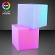 2.75" Light Deco Cube with Color Change LEDs | https://www.bestnamebadges.com