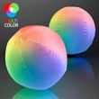 Light Up Beach Ball with Color Change LEDs | https://www.bestnamebadges.com