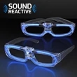 Sound Reactive LED Party Shades, 80s Style | https://www.bestnamebadges.com