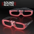 Sound Reactive LED Party Shades, 80s Style | https://www.bestnamebadges.com