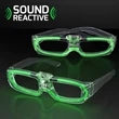 Sound Reactive LED Party Shades, 80s Style | https://www.bestnamebadges.com