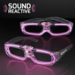 Sound Reactive LED Party Shades, 80s Style | https://www.bestnamebadges.com