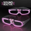 Sound Reactive LED Party Shades, 80s Style | https://www.bestnamebadges.com