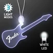 LED Acrylic Guitar Necklace | https://www.bestnamebadges.com