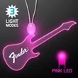 LED Acrylic Guitar Necklace | https://www.bestnamebadges.com