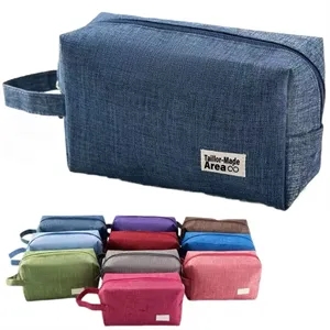 Cosmetic Large Nylon Makeup Traveling Toiletry Bag