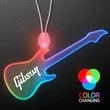 LED Acrylic Guitar Necklace | https://www.bestnamebadges.com