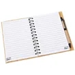 Spiral Bamboo Notepad Journals with Pen | https://www.bestnamebadges.com