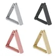 Mini Metal Triangle Kickstand Back Black Phone Holder Stand | https://www.bestnamebadges.com