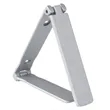 Mini Metal Triangle Kickstand Back Black Phone Holder Stand | https://www.bestnamebadges.com