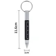Portable Multi Tool Ruler Ballpoint Pens Keychain | https://www.bestnamebadges.com
