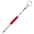 Portable Multi Tool Ruler Ballpoint Pens Keychain | https://www.bestnamebadges.com