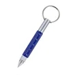 Portable Multi Tool Ruler Ballpoint Pens Keychain | https://www.bestnamebadges.com