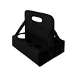 Foldable Reusable Carrier Black Base Cup Holder Handbag | https://www.bestnamebadges.com