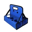 Foldable Reusable Carrier Black Base Cup Holder Handbag | https://www.bestnamebadges.com
