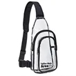 Stadium Approved PVC Crossbody Clear Sling Bag Backpack | https://www.bestnamebadges.com